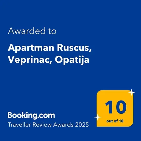 Ruscus, Veprinac, Apartment Opatija
